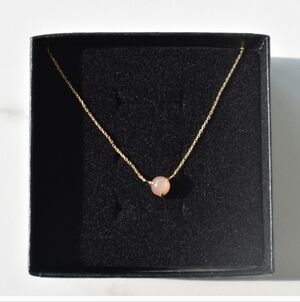 Catbird A.M. Thorne Peach Moonstone Necklace